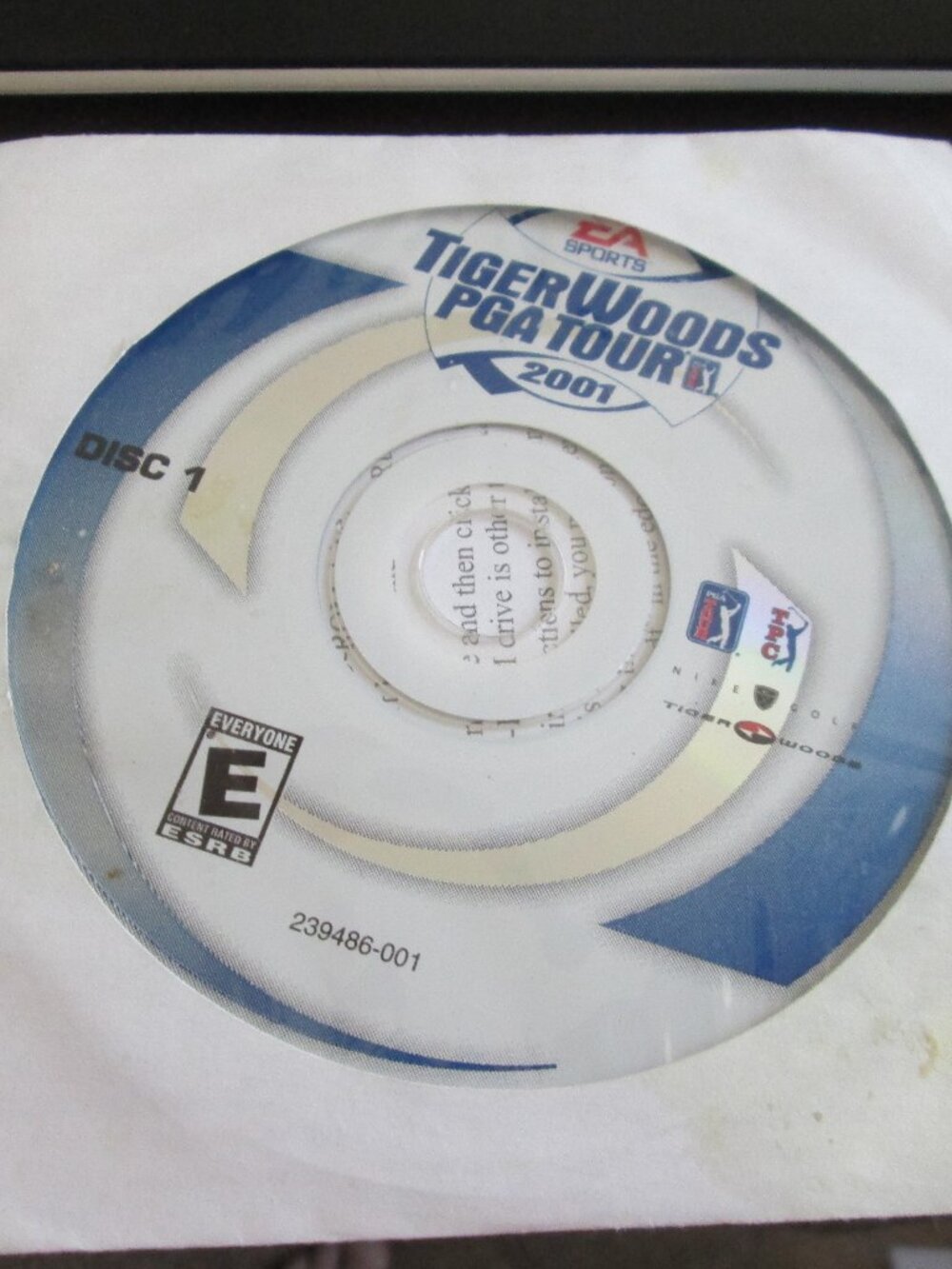 Game, Tiger Woods PGA Golf Tour, 2001